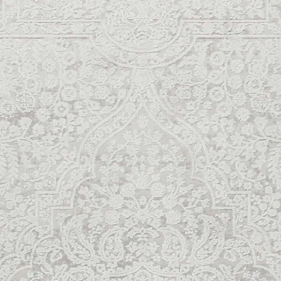 Designtäcke med beige design i polyester och viskos - Occitania Viadurini