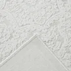 Designtäcke med beige design i polyester och viskos - Occitania Viadurini