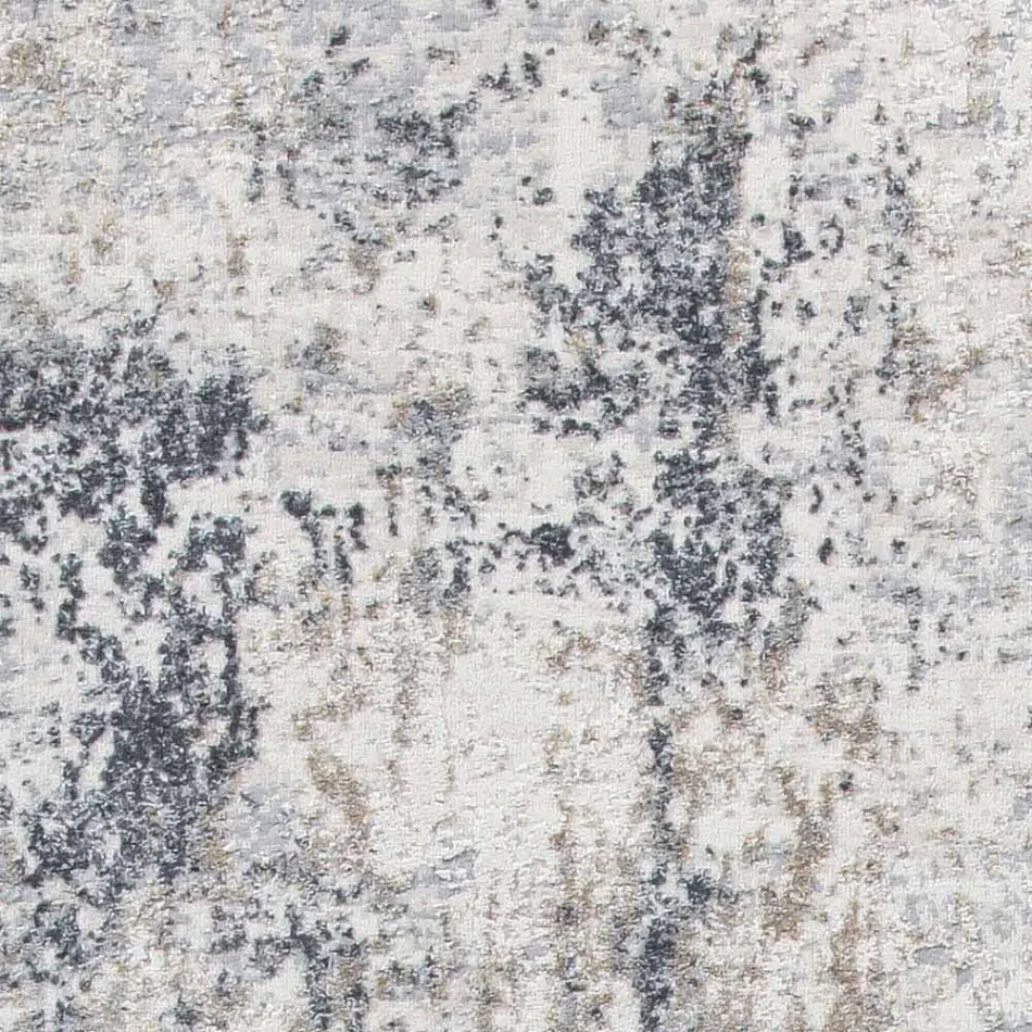 Designtäcke med beige design i polyester och viskos - Occitania Viadurini