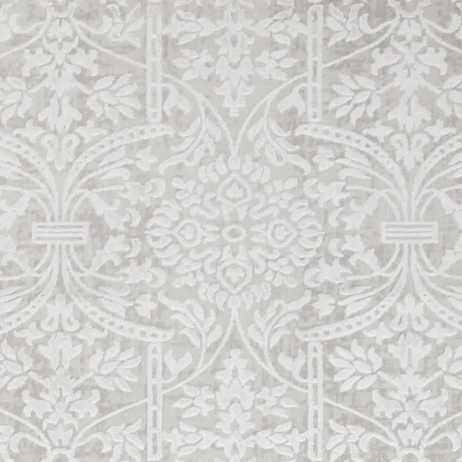 Designtäcke med beige design i polyester och viskos - Occitania Viadurini