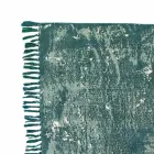 Etniska färgade rektangulära tygdäck med tofsar - Fibraù Viadurini