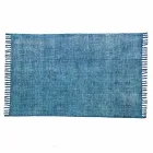 Etniska färgade rektangulära tygdäck med tofsar - Fibraù Viadurini