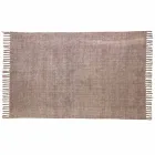 Etniska färgade rektangulära tygdäck med tofsar - Fibraù Viadurini