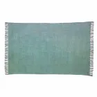 Etniska färgade rektangulära tygdäck med tofsar - Fibraù Viadurini