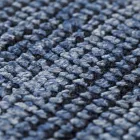 Handgjord matta vävd i Indien Högkvalitativ ull och bambusilke - Anella Viadurini