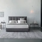 Handgjord matta vävd i Indien Högkvalitativ ull och bambusilke - Anella Viadurini