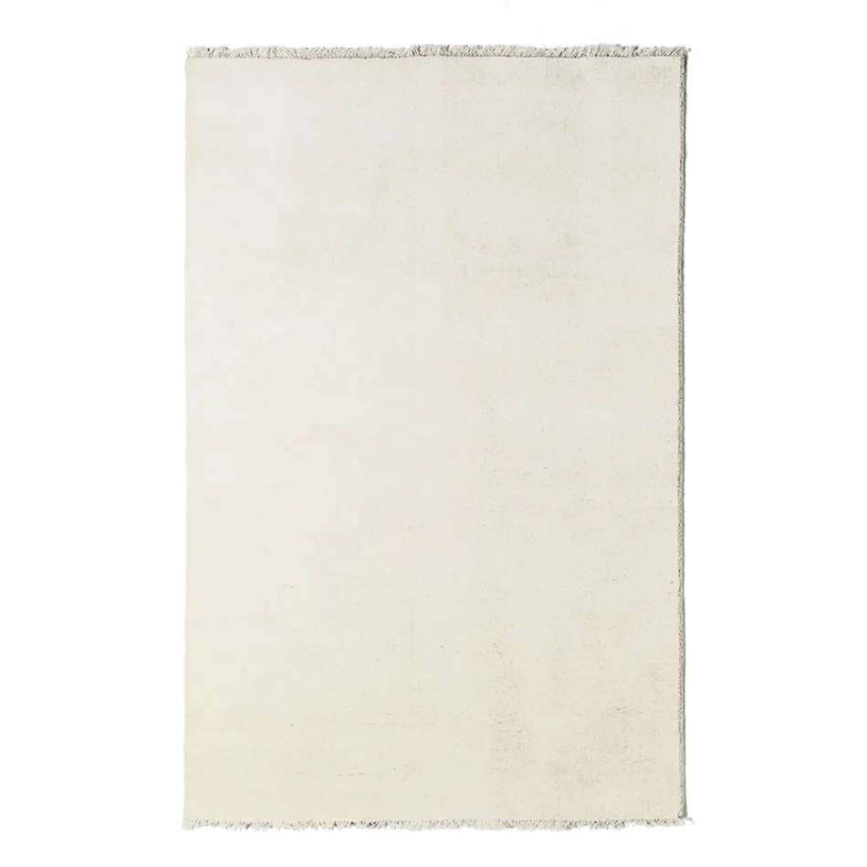 Modern vardagsrumsmatta av mångsidig design i 100% ull - Pepita Viadurini