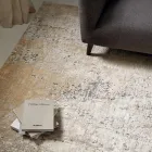 Modern Elegant Design Vardagsrumsmatta i bambusilke och ull - Pasha Viadurini