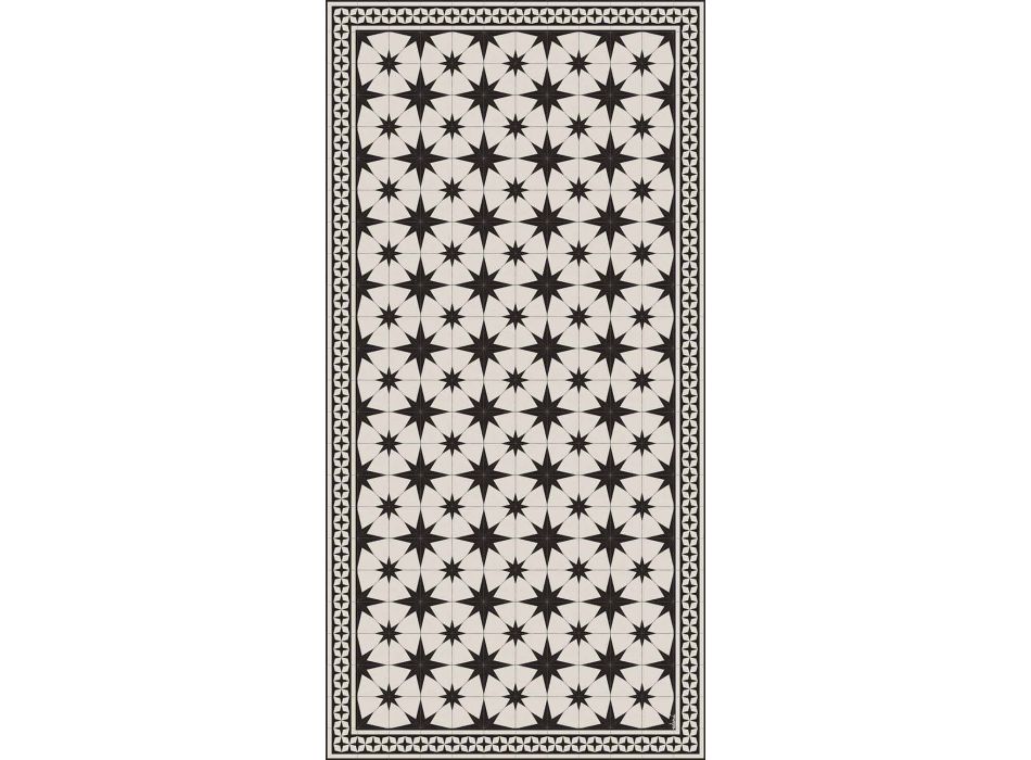 Modern design rektangulär vinylplatta med fantasi - Osturio Viadurini