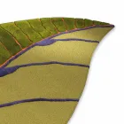 Bladformad vardagsrumsmatta i handtuftad ull Tillverkad i Italien - Acino Viadurini