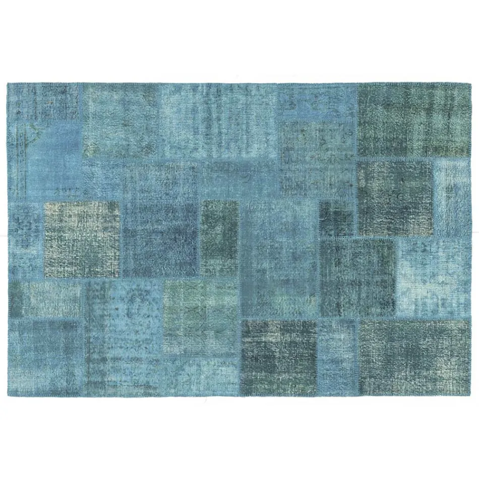 Artisan Patchwork Vardagsrumsmatta Handknuten i Türkiye - Raimund Viadurini