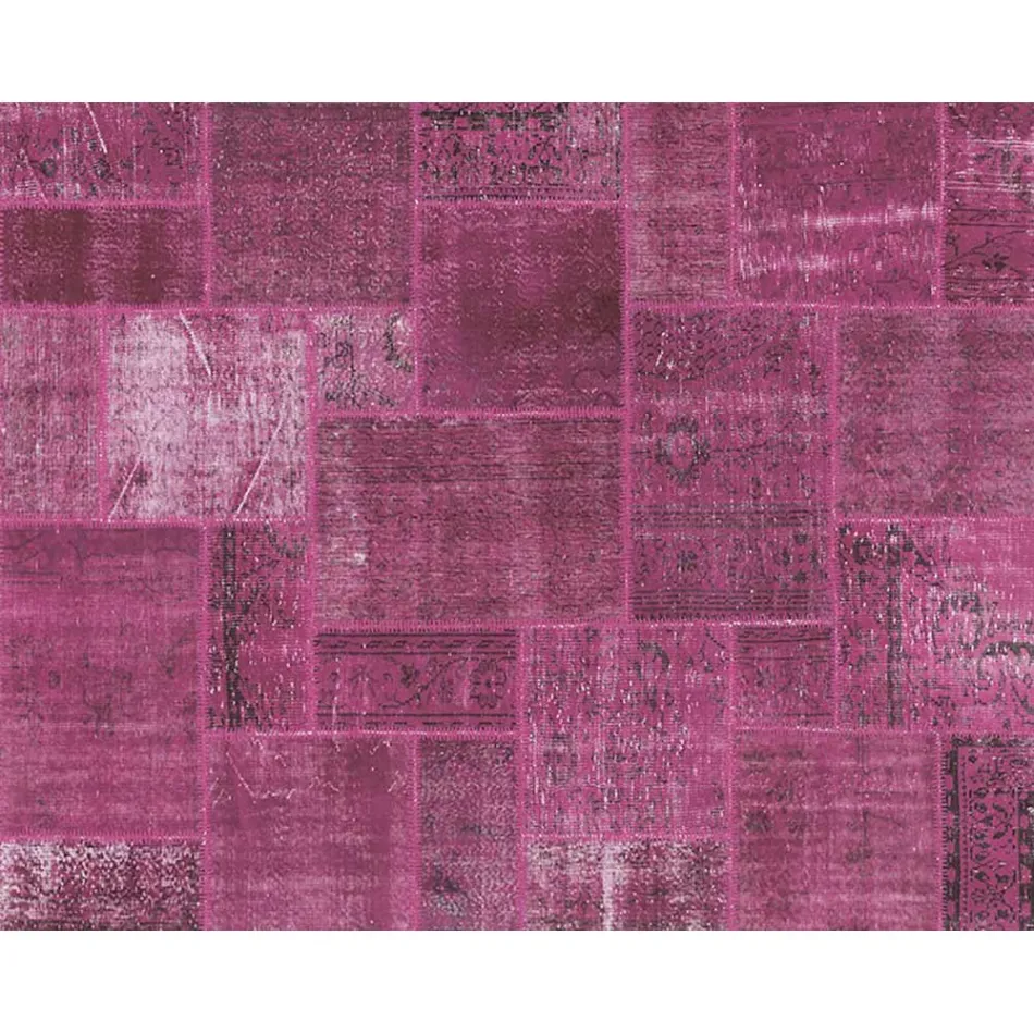 Artisan Patchwork Vardagsrumsmatta Handknuten i Türkiye - Raimund Viadurini