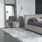 Handgjord vardagsrumsmatta i högkvalitativ viskos vävd i Indien - motorhuv Viadurini