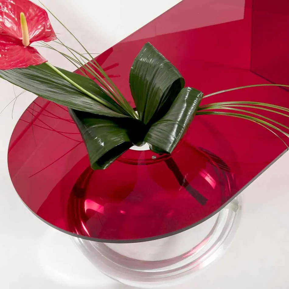 Modernt plexiglas bryggbord tillverkat i Italien, Bolly Viadurini