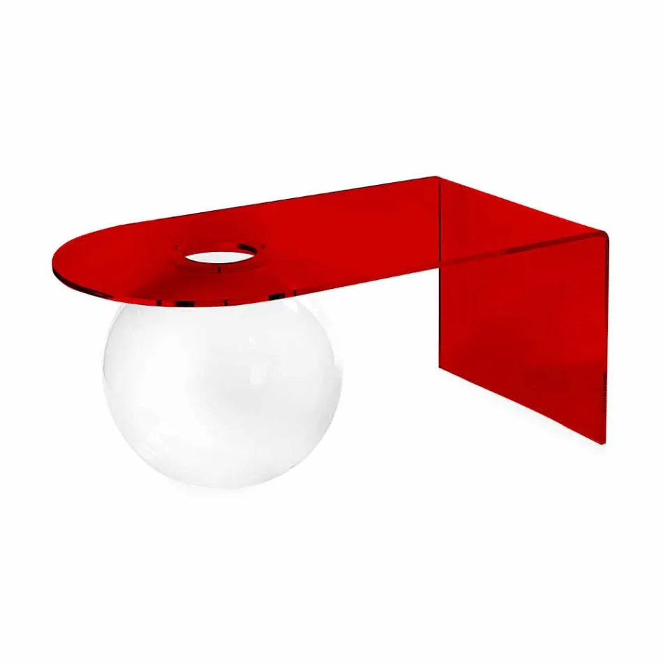 Modernt plexiglas bryggbord tillverkat i Italien, Bolly Viadurini