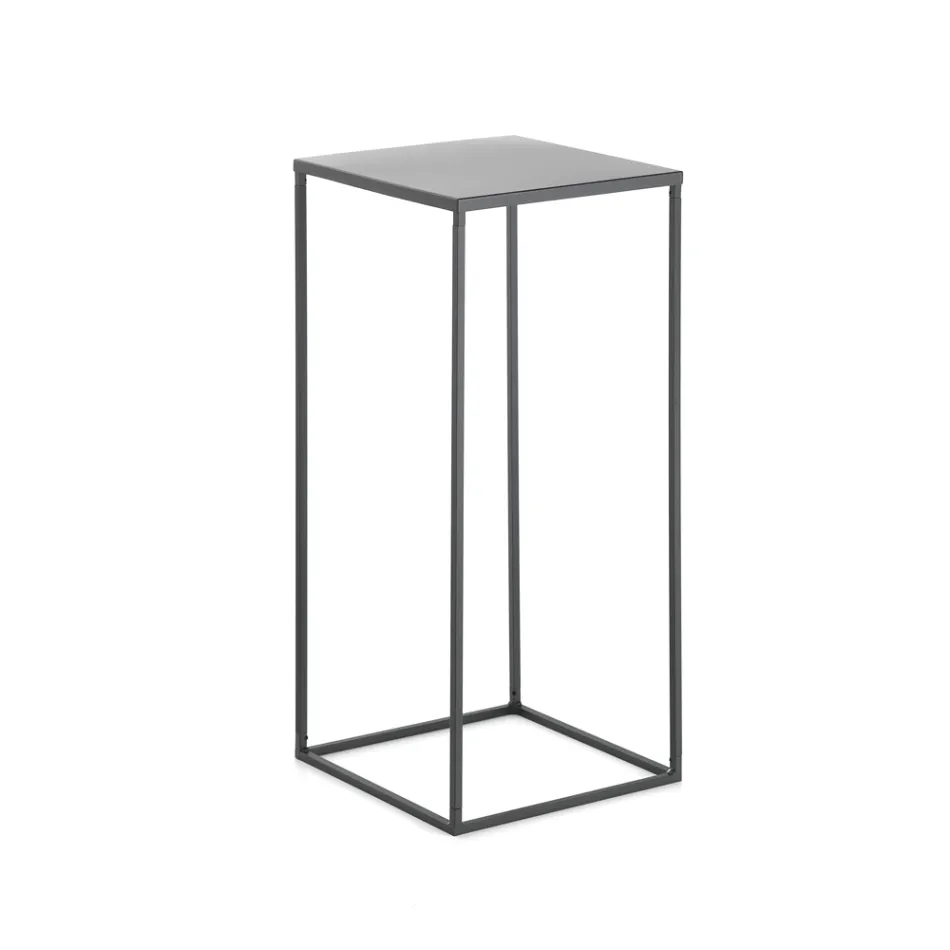 Högt soffbord i stål - Osmio Viadurini