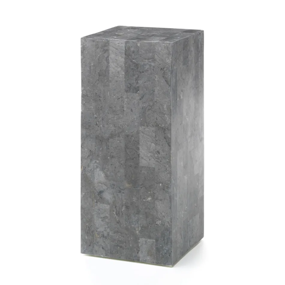 Högt soffbord i Fossil Stone Grey finish - Florida Viadurini