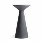 Högrunt soffbord utomhus i polyeten och HPL tillverkat i Italien - Desmond Viadurini