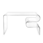 Dennis transparent plexiglas soffbord tillverkat i Italien Viadurini