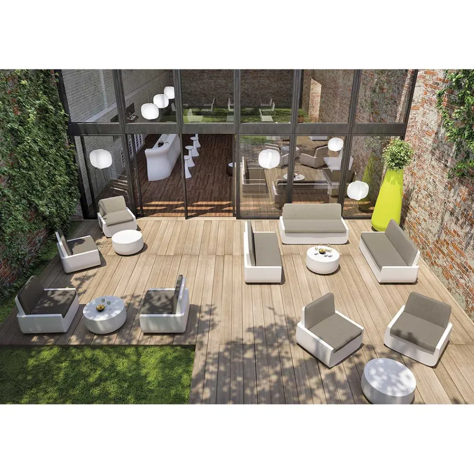 Design utomhussoffbord i HPL och polyeten Tillverkat i Italien - Belida Viadurini