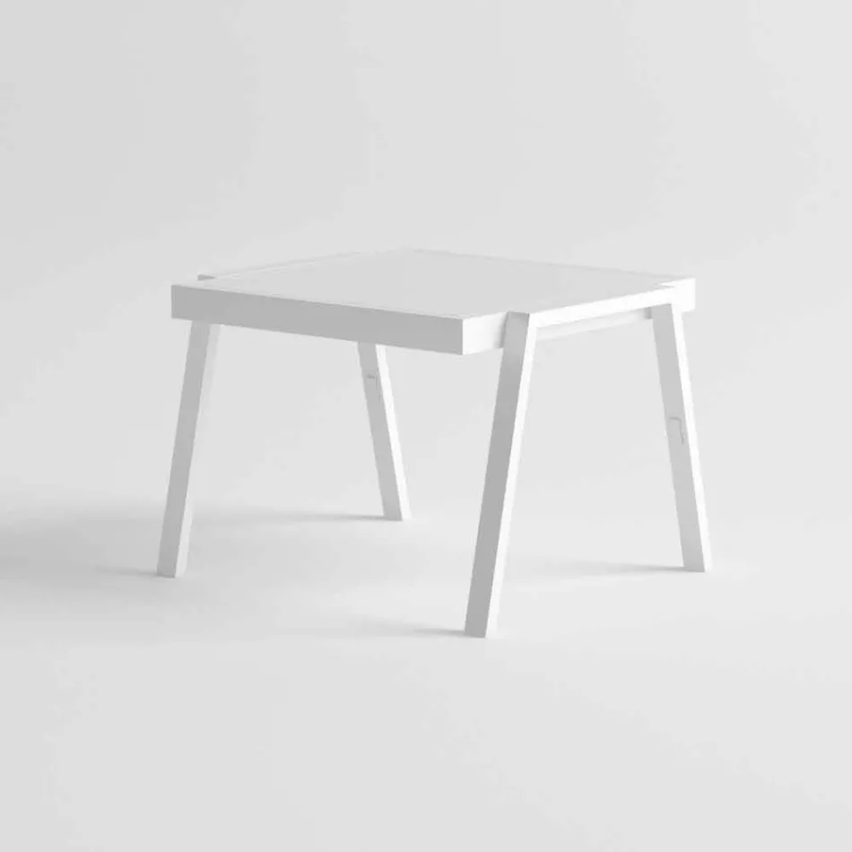 Modernt utomhus soffbord i aluminium och laminat - Carmine2 Viadurini