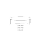 Laris soffbord i bronsglas med en raffinerad design Tillverkat i Italien Viadurini