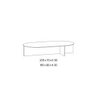 Laris soffbord i bronsglas med en raffinerad design Tillverkat i Italien Viadurini