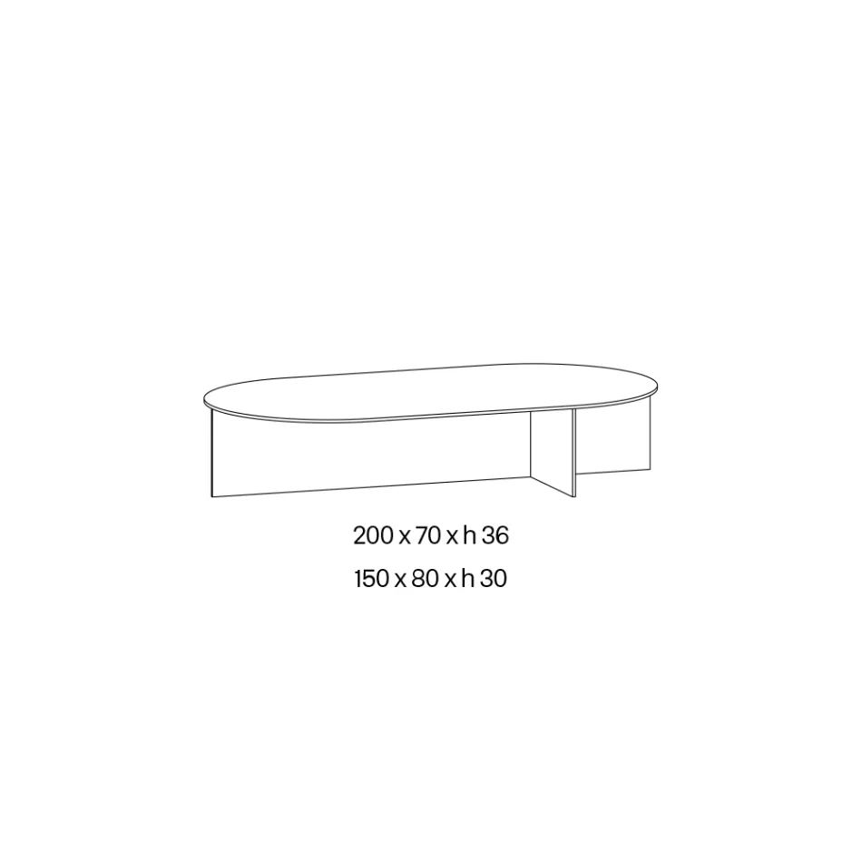 Laris soffbord i bronsglas med en raffinerad design Tillverkat i Italien Viadurini