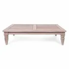 Homemotion - Nusadua Natural Low Teak Design utomhus soffbord Viadurini