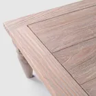Homemotion - Nusadua Natural Low Teak Design utomhus soffbord Viadurini