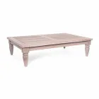 Homemotion - Nusadua Natural Low Teak Design utomhus soffbord Viadurini