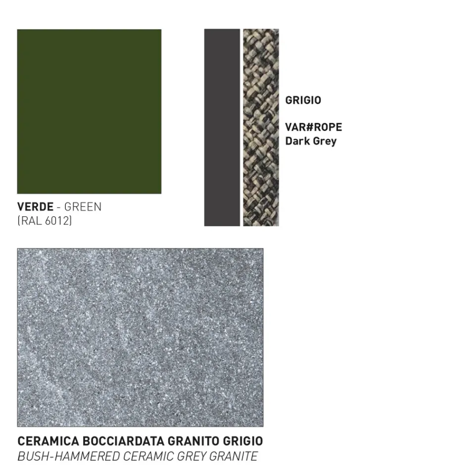 Låg bordsskiva Hpl eller keramik Made in Italy - Emmacross av Varaschin Viadurini