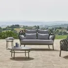 Låg bordsskiva Hpl eller keramik tillverkad i Italien - Emmacross från Varaschin Viadurini