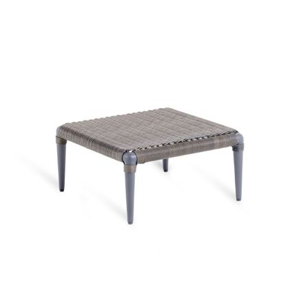 Lågt fyrkantigt utomhussoffbord i aluminium och WaProLace Tillverkat i Italien - Marissa Viadurini