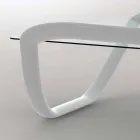 Modernt designglas sidobord och Adamantx® Continuum Viadurini