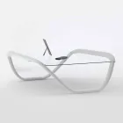 Modernt designglas sidobord och Adamantx® Continuum Viadurini