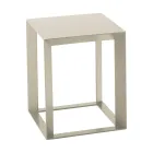 Square Design Metal Soffbord i 2 storlekar - Josyane Viadurini