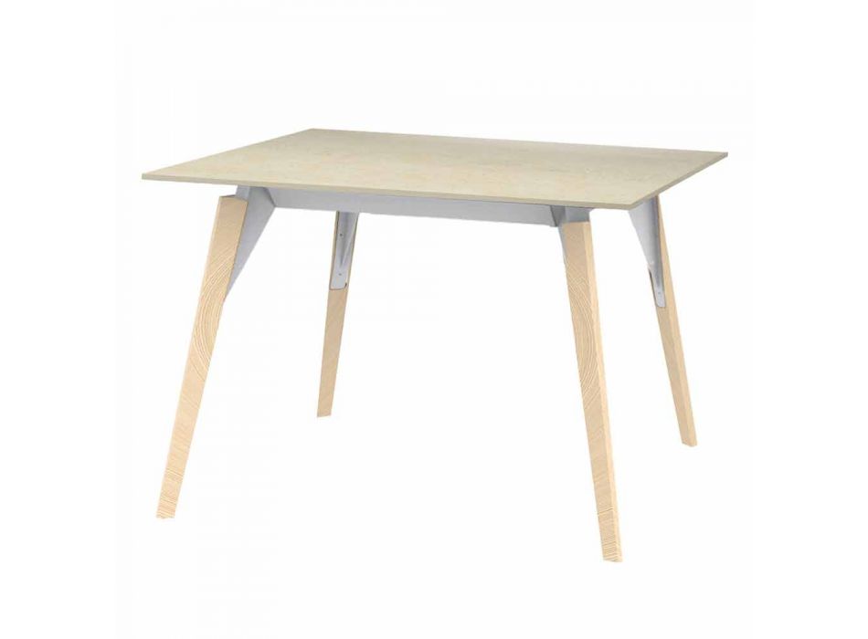 Soffbord i trä och marmoreffekt, 3 färger 2 storlekar - Faz Wood av Vondom Viadurini