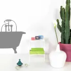 Soffbord / säng Mimi white modern design, tillverkad i Italien Viadurini