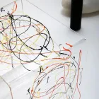 Sängbord i transparent och färgat plexiglas 2 storlekar - Pelere Viadurini