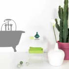 Soffbord / säng transparent Mimi modern design, tillverkad i Italien Viadurini