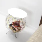 Mångsidigt sängbord i återvinningsbart färgat plexiglas - Paolone Viadurini