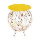 Mångsidigt sängbord i återvinningsbart färgat plexiglas - Paolone Viadurini