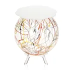 Mångsidigt sängbord i återvinningsbart färgat plexiglas - Paolone Viadurini