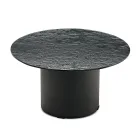 Soffbord med metallbas och Ø60 cm spegel eller glasskiva - Flaminia Viadurini