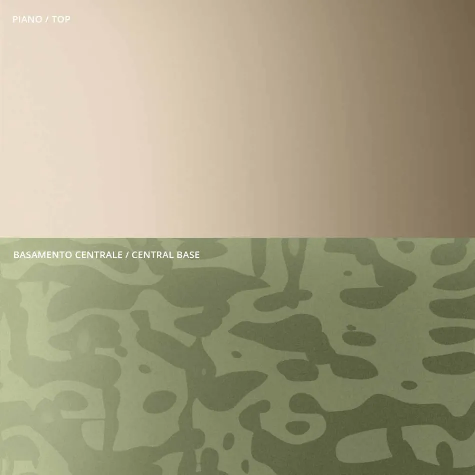 Soffbord med fyrkantig glas- eller metallskiva Tillverkat i Italien - Anakin Viadurini