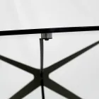 Soffbord med rund skiva tillverkat i glas Made in Italy - Siste Viadurini