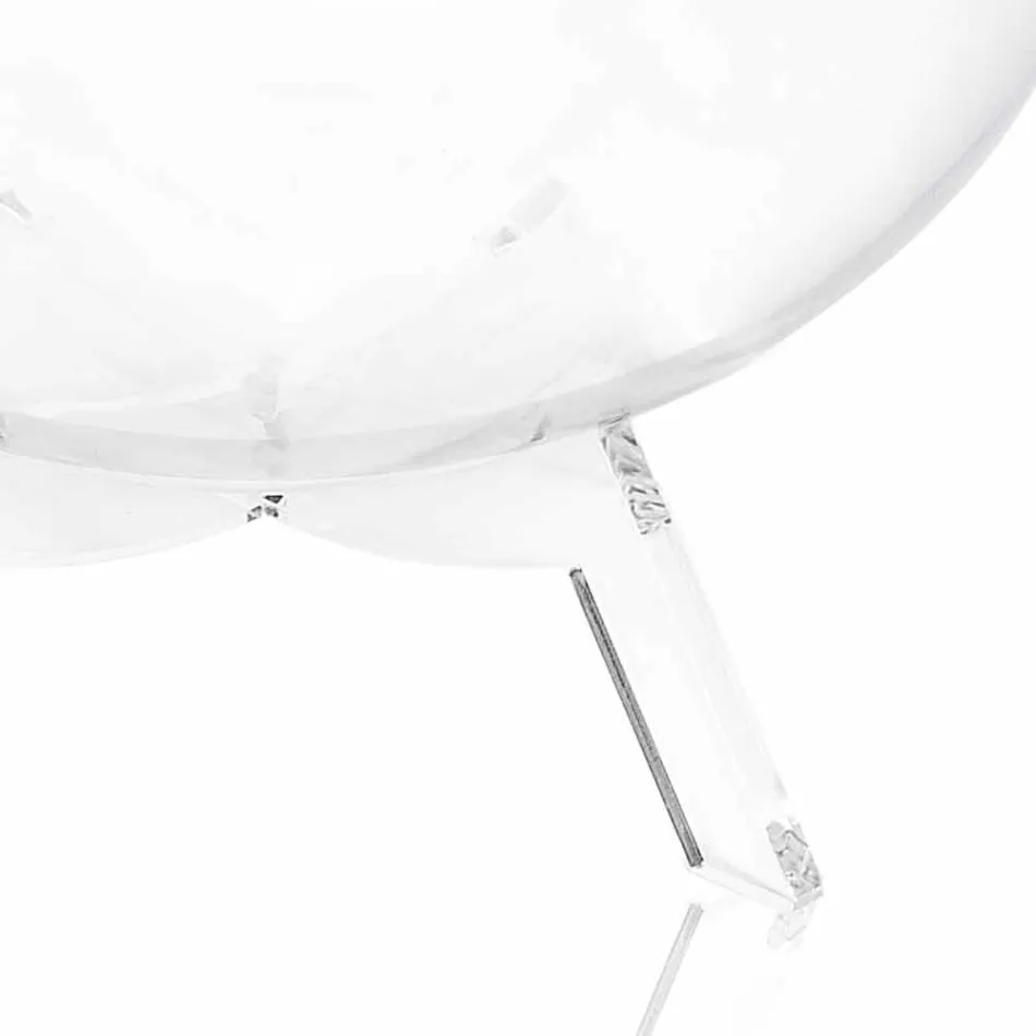 Soffbord / runda blå container Biffy, modern design tillverkad i Italien Viadurini