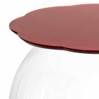 Kaffe / röd rund behållare Biffy, modern design tillverkad i Italien Viadurini