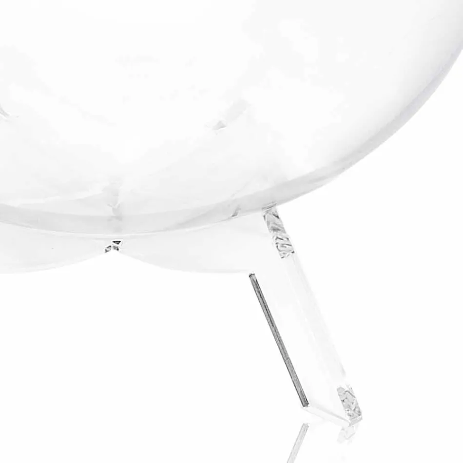 Kaffe / röd rund behållare Biffy, modern design tillverkad i Italien Viadurini